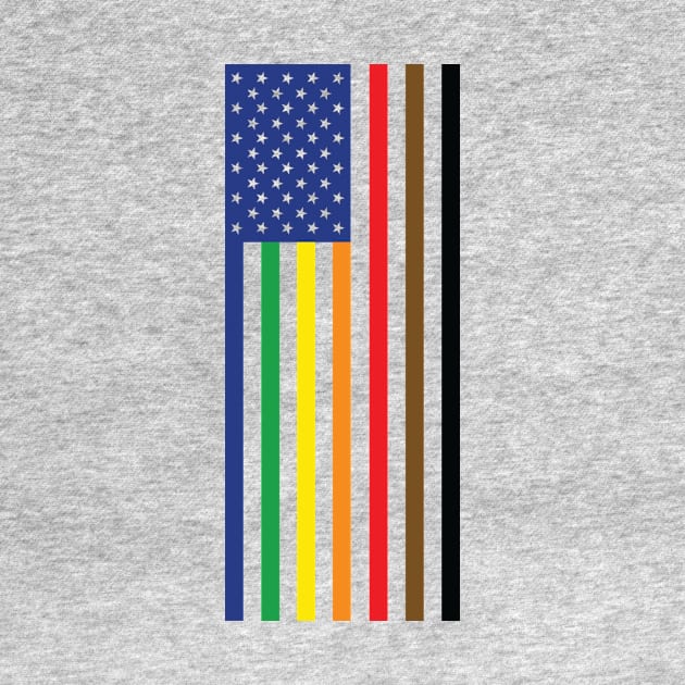 Gay Pride Intersectional Flag by magentasponge